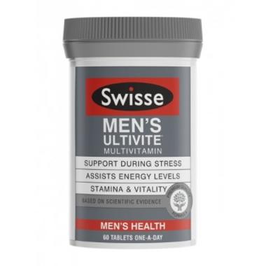 13 Swisse Men's Ultivite Multi-Vitamin Tab X 60