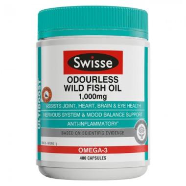 14 Swisse Ultiboost Odourless Fish Oil Cap X 400