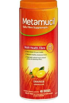 2 Metamucil 吸油纤维素膳食纤维粉 香橙味 48次 528g