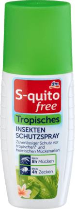 4 德国Squito free热带防蚊虫喷雾100ml 绿色盖子