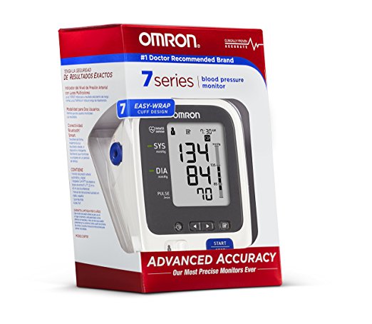 Omron 7 Series Upper Arm Blood Pressure Monitor with Cuff that fits Standard and Large Arms (BP760N)