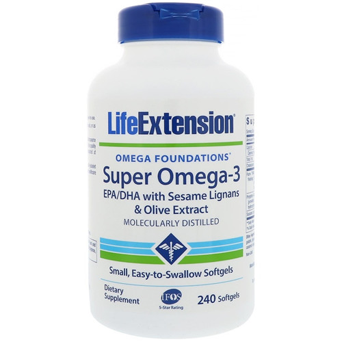 Super Omega-3 EPADHA with Sesame Lignans & Olive Extract