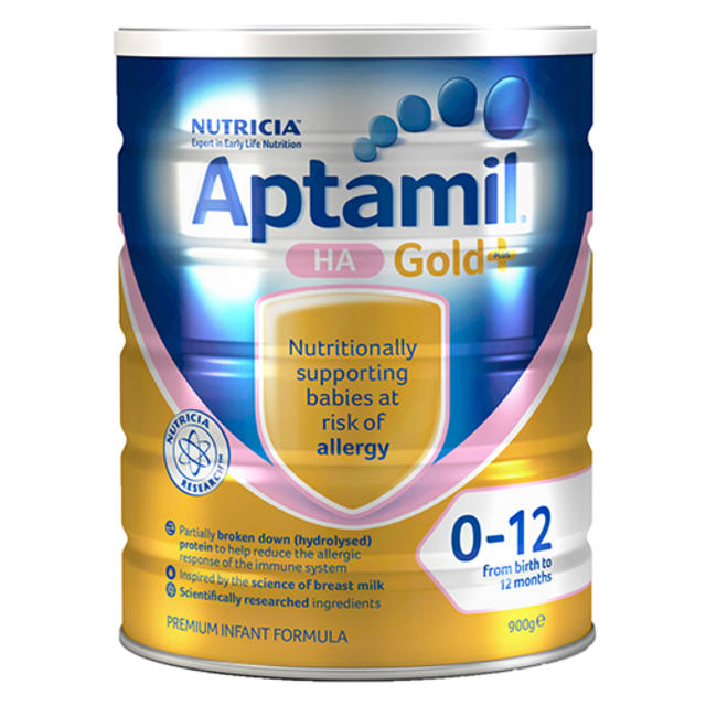 Aptamil Gold+ HA Infant Formula from birth to 12 months
