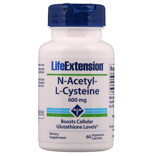 Life Extension, N-乙酰-L-半胱氨酸，600 毫克，60 粒素食胶囊