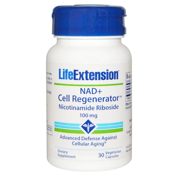 Life Extension 烟酰胺腺嘌呤二核苷酸+ 胶囊 100毫克 30粒