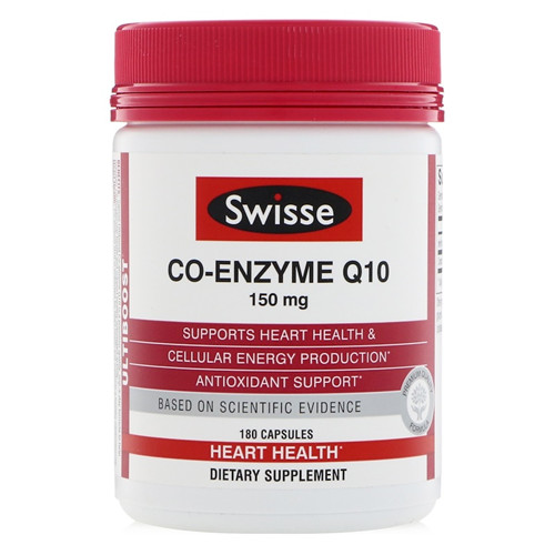 Swisse, Co-Enzyme Q10, 150 mg, 180 Capsules