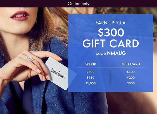 Neiman Marcus $500 Gift Cards