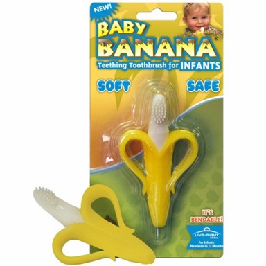 Baby Banana Bendable Training Toothbrush 1