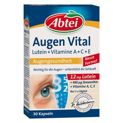 Abtei Augen Vital Lutein Vitamin A C E