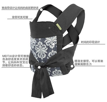 Infantino Sash Mei Tai Carrier