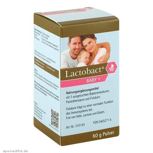 Lactobact 婴儿有机浓缩益生菌粉 60g 零岁+ 60 g