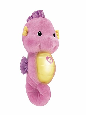 1 Fisher-Price Ocean Wonders Soothe and Glow Seahorse, Pink