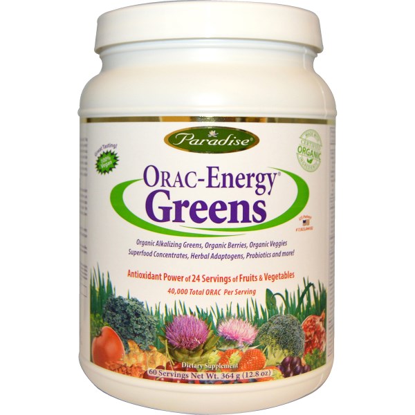 1 Paradise Herbs, ORAC-Energy Greens, 12.8 oz (364 g)