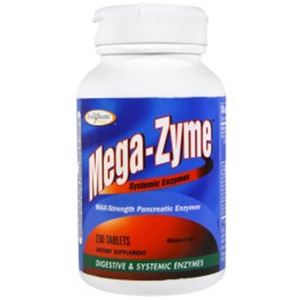14 Enzymatic Therapy, Mega-Zyme, Systemic Enzymes, 200 Tablets