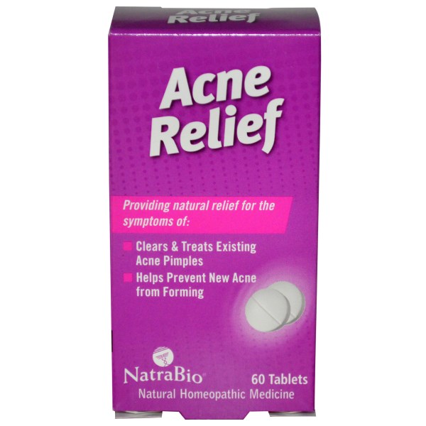 17NatraBio, Acne Relief, 60 Tablets