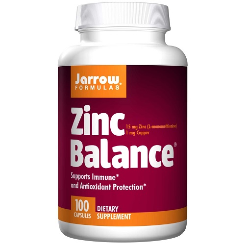 19 Jarrow Formulas, Zinc Balance, 100 Capsules