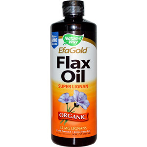 3-1Nature's Way, Organic, EFAGold, Flax Oil, Super Lignan, 24 fl oz (710 ml)