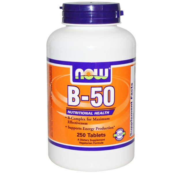 6 Now Foods, B-50, 250 Tablets