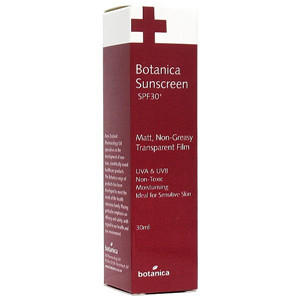 Botanica sunscreen spf30+ tube