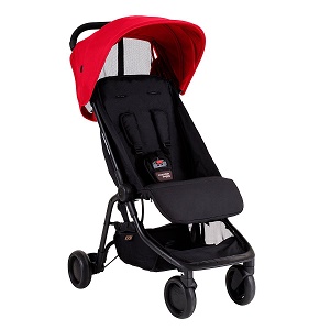 Mountain Buggy Nano Stroller, Ruby (Discontinued by Manufacturer)