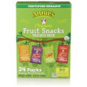 1 Annie's Homegrown Organic Vegan Fruit Snacks Variety Pack, 24 Count