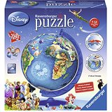 10 Ravensburger Children's World Map 180 Piece Children's Puzzleball