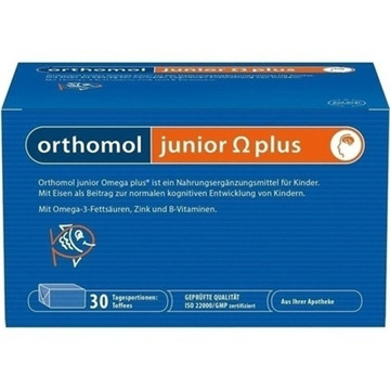 11 Orthomol 奥适宝 儿童脑黄金DHA鱼油丸 30粒