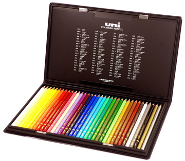 11 日本三菱铅笔 Uni系列油性彩色铅笔 36色