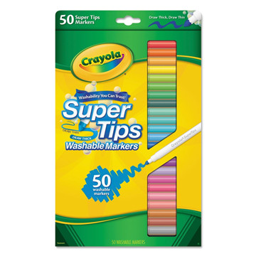 16 Crayola 50ct Washable Super Tips