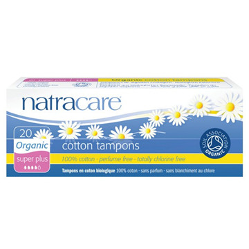 4 Natracare Certified Organic Cotton Tampons