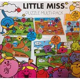 5-2 Little Miss (Mr Men) 10 x Piece Jigsaw Puzzle Multi Pack Set Includes 3 x 45 Piece 3D Puzzles, 3 x 48 Piece & 4 x 100 Piece Puzzles