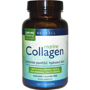 5 Neocell, Marine Collagen plus Hyaluronic Acid Capsules , 120 Capsules