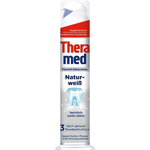 6 THERAMED 泰瑞美 自然美白站立式牙膏 强效去除牙石 100ml