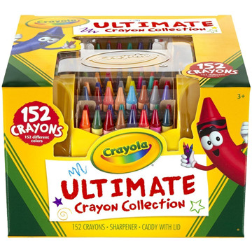 7 Crayola Ultimate Crayon Case, 152-Crayons