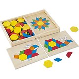 8 Melissa & Doug Pattern Blocks and Boards