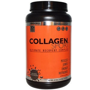8 Neocell, Collagen Sport, Ultimate Recovery Complex, Belgian Chocolate, 2.97 lbs (1350 g)