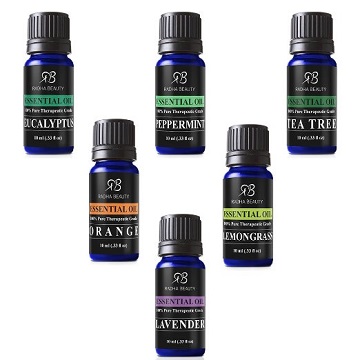2 Aromatherapy Top 6 Essential Oils 100% Pure & Therapeutic grade - Basic Sampler Gift Set & Premium Kit