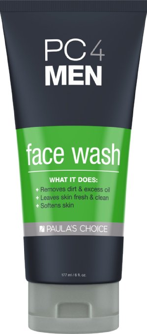 2 Paula's Choice PC4Men Face Wash with Aloe for Men - All Skin Types - 6 oz
