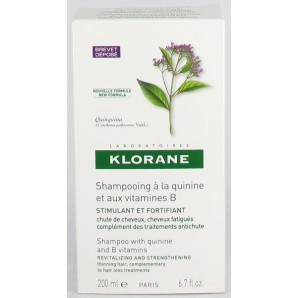 6 Klorane 奎宁（金鸡纳）维他命B族洗发水 200ml（防脱发生发）