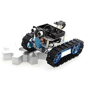 10 Makeblock Educational Starter Robot Build Kit Aluminum Frame Blue for Arduino Learners (IR Version)