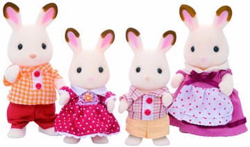 13 Sylvanian Families 森林家族小兔家族套装