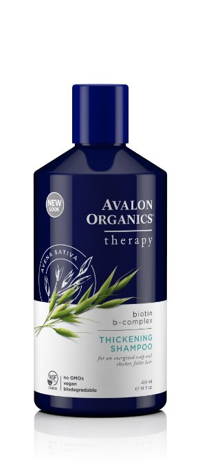 Avalon Organics Biotin B-Complex Thickening Shampoo, 14 Fluid Ounce