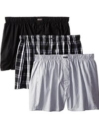 21 Calvin Klein Men's Three-Pack Cotton Classic Woven Boxer