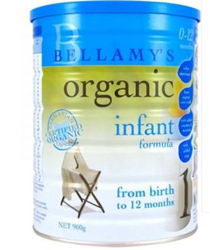 Bellamy's 贝拉米 有机婴幼儿配方奶粉 1段 0-12个月 900g