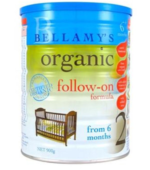 Bellamy's 贝拉米 有机婴幼儿配方奶粉 2段 6-12个月 900g