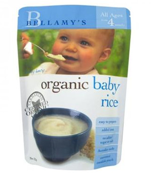 Bellamy's 贝拉米 有机婴幼儿米粉米糊 宝宝辅食 4个月以上 125g