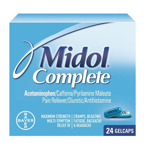 Midol Complete Gelcaps 舒缓经期症状止疼药 24颗 