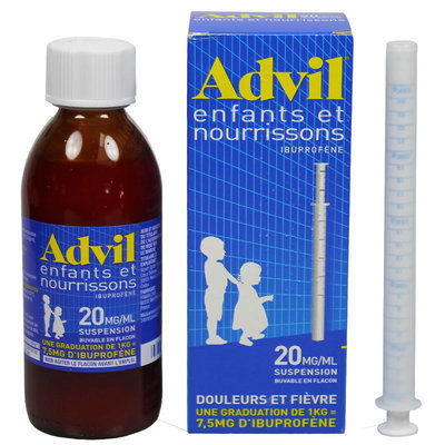 1.5 ADVIL辉瑞退高热布洛芬糖浆Advil suspension buvable enfants et nourrissons - 200 ml