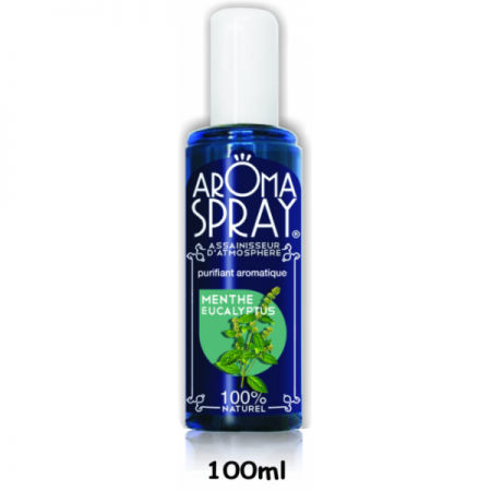 2.5 室内天然薄荷尤加利喷雾AROMASPRAY - Assainisseur d'Atmosphère -Menthe Eucalyptus - 100 ml