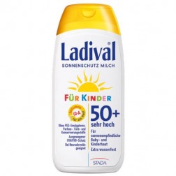 7 Ladival 儿童防水防晒乳 LSF 50+ 不含香精 200ML